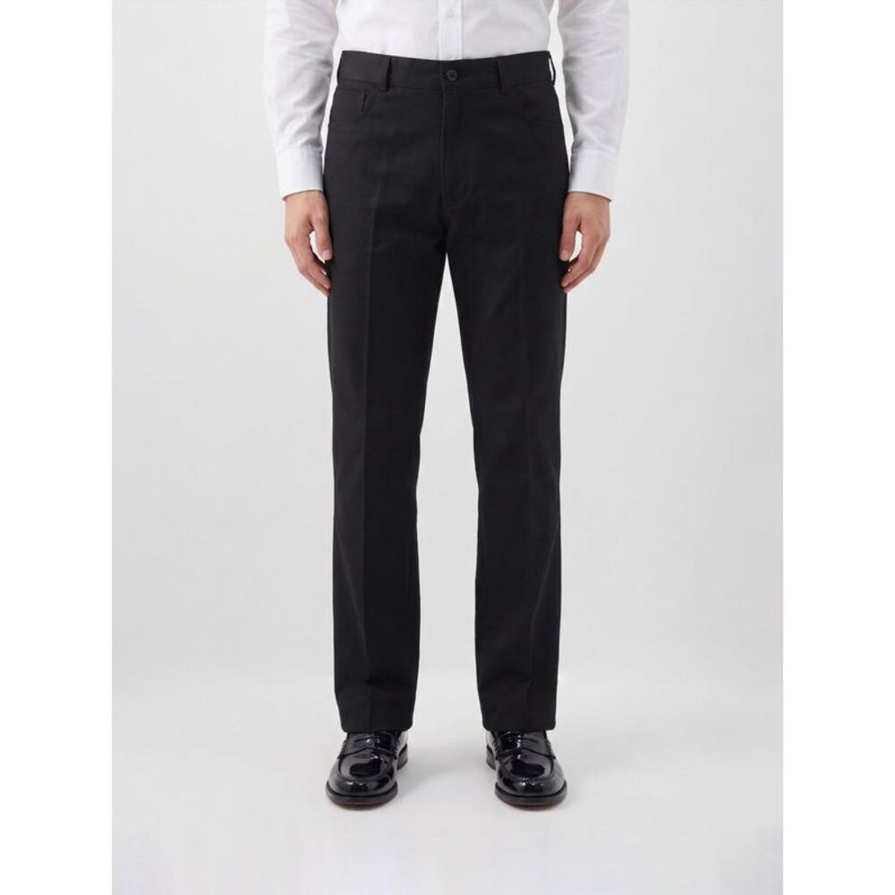 Amiri Men Slim Fit Cotton Twill Tailored Trousers Amiri